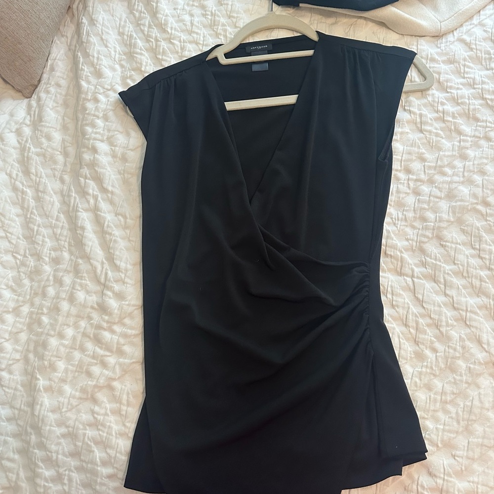 Anne Taylor Black work tank top